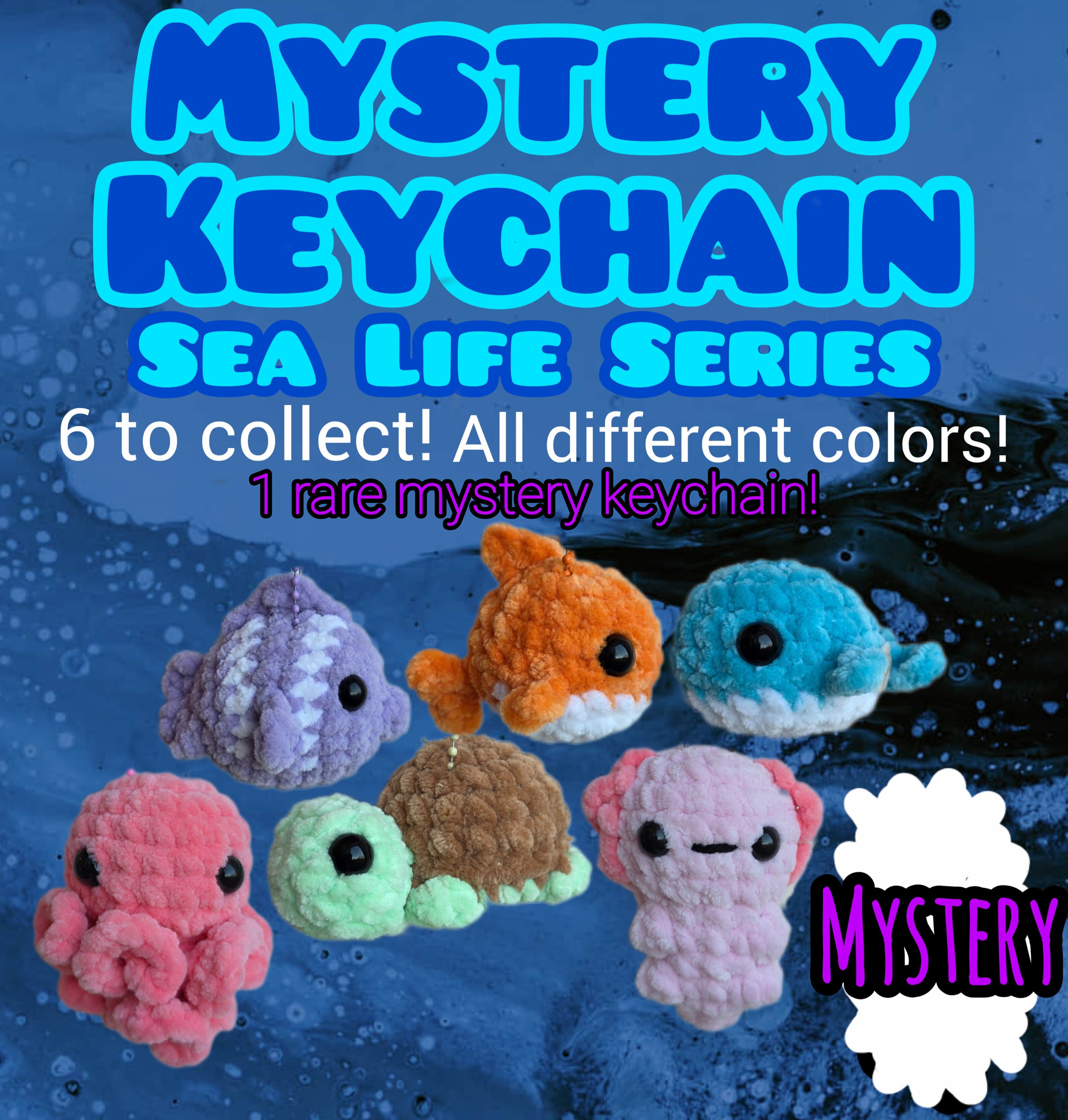 Myster Sea Life Keychain