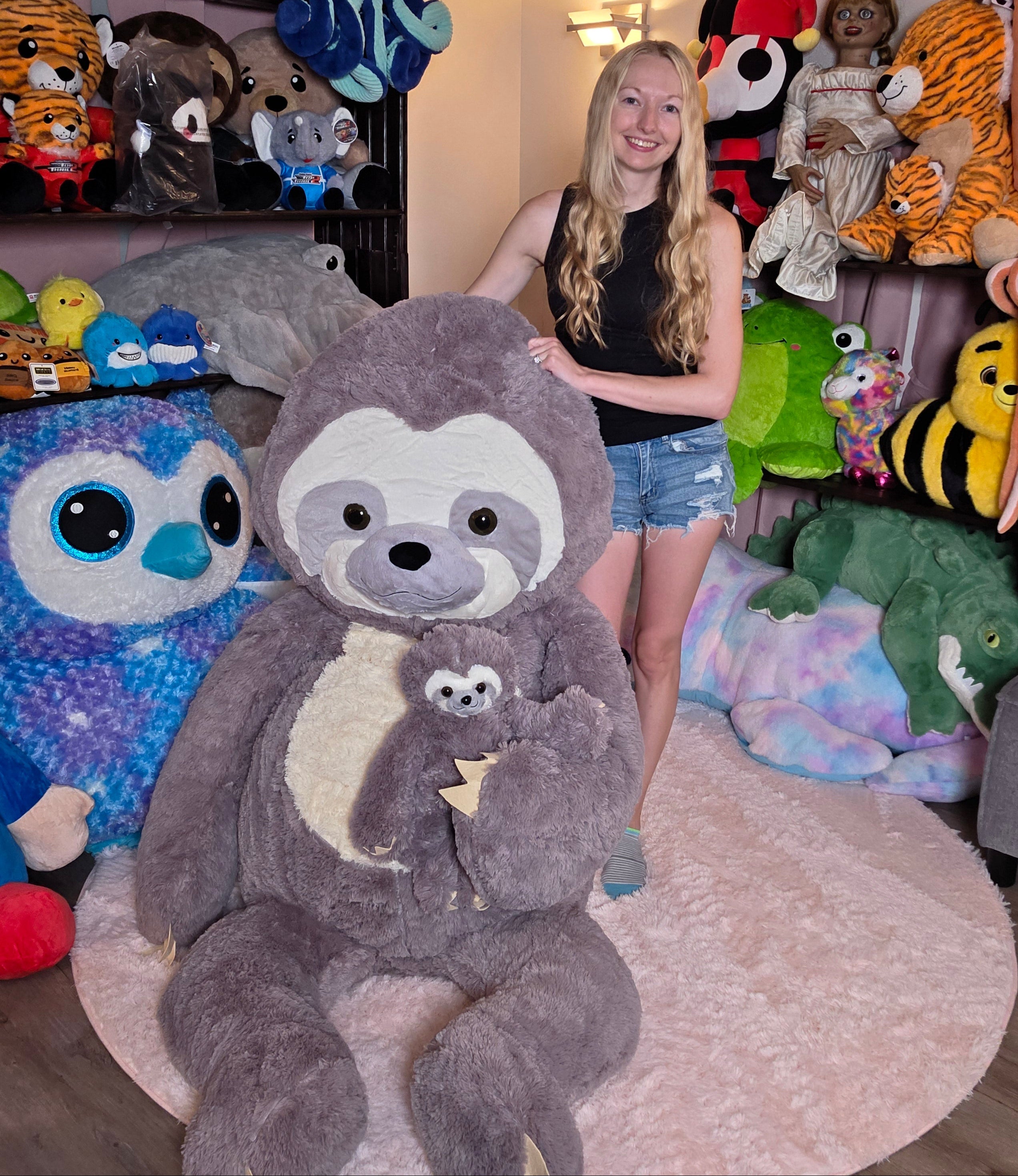 HUGE Sloth Plush!