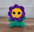 Crochet Purple Baby Flower!