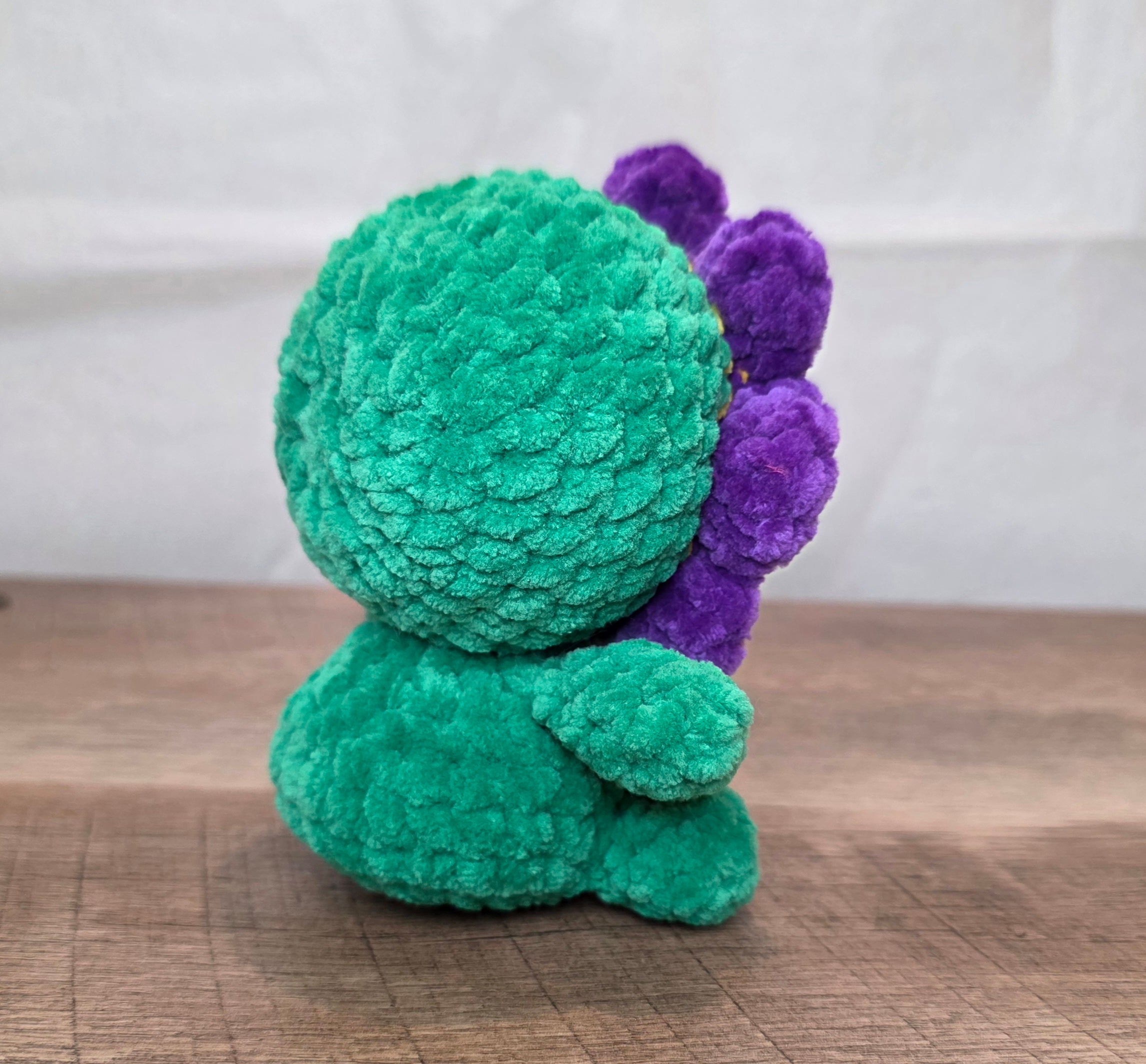 Crochet Purple Baby Flower!