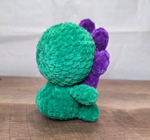 Crochet Purple Baby Flower!