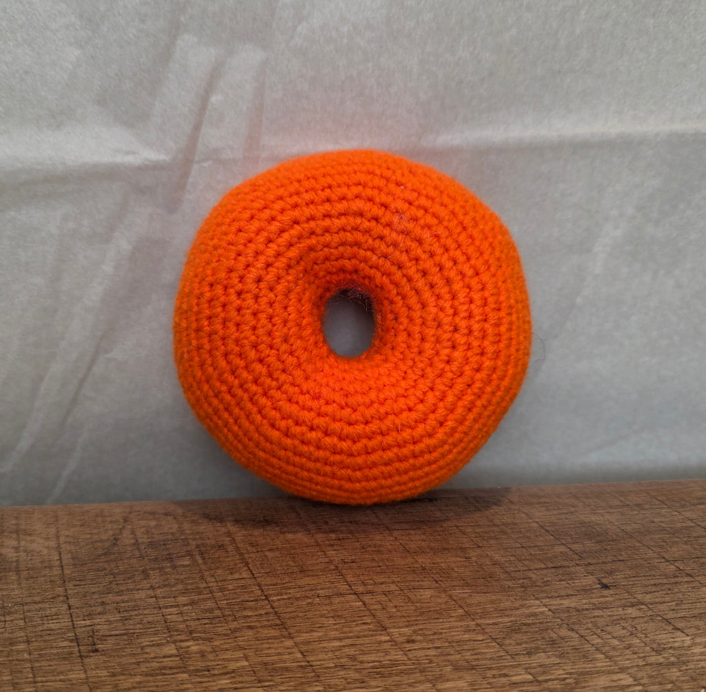 Crochet Pumpkin Donut!