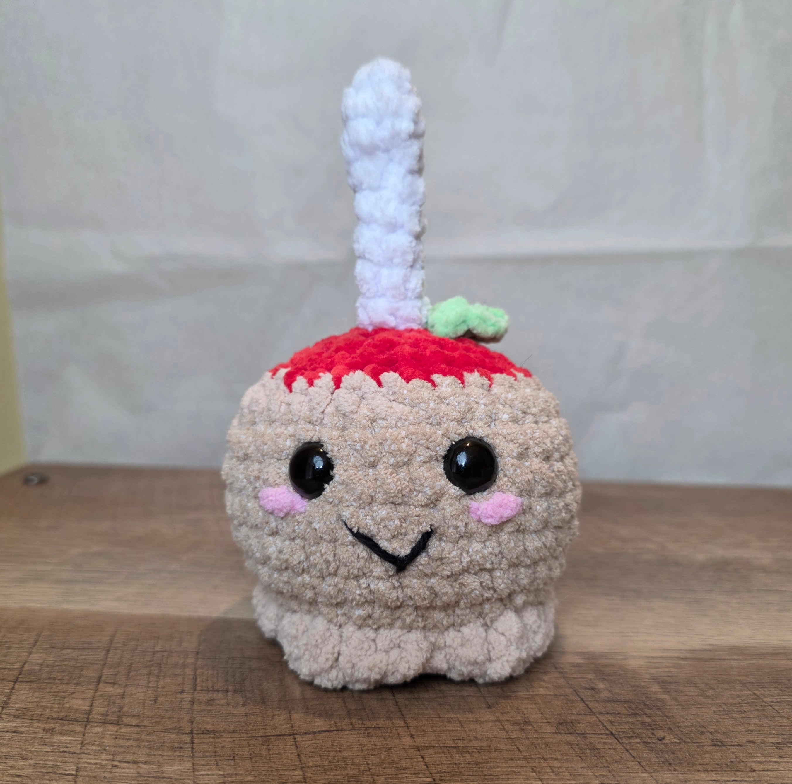 Crochet Caramel Apple!