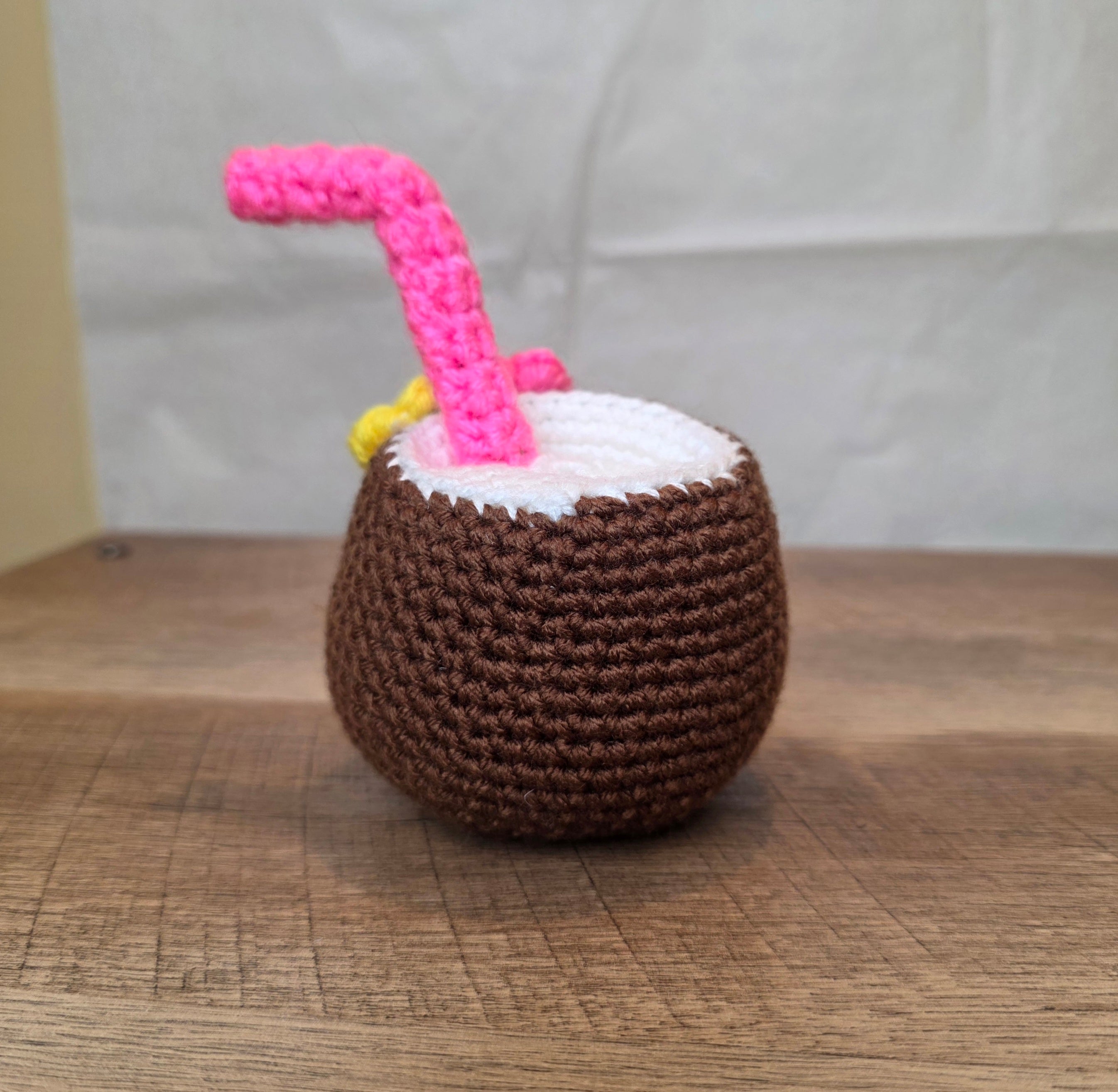 Crochet Coconut Drink!