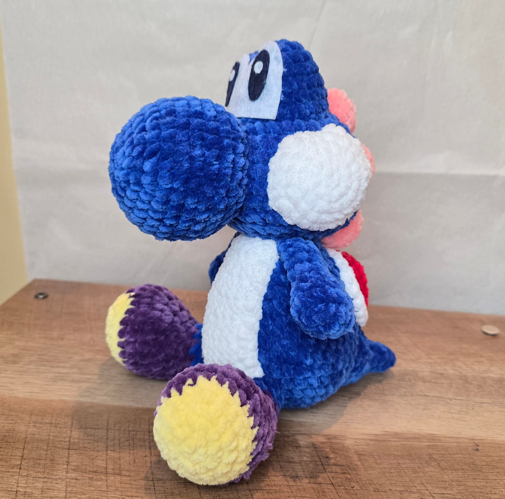 Crochet Blue Yoshi!