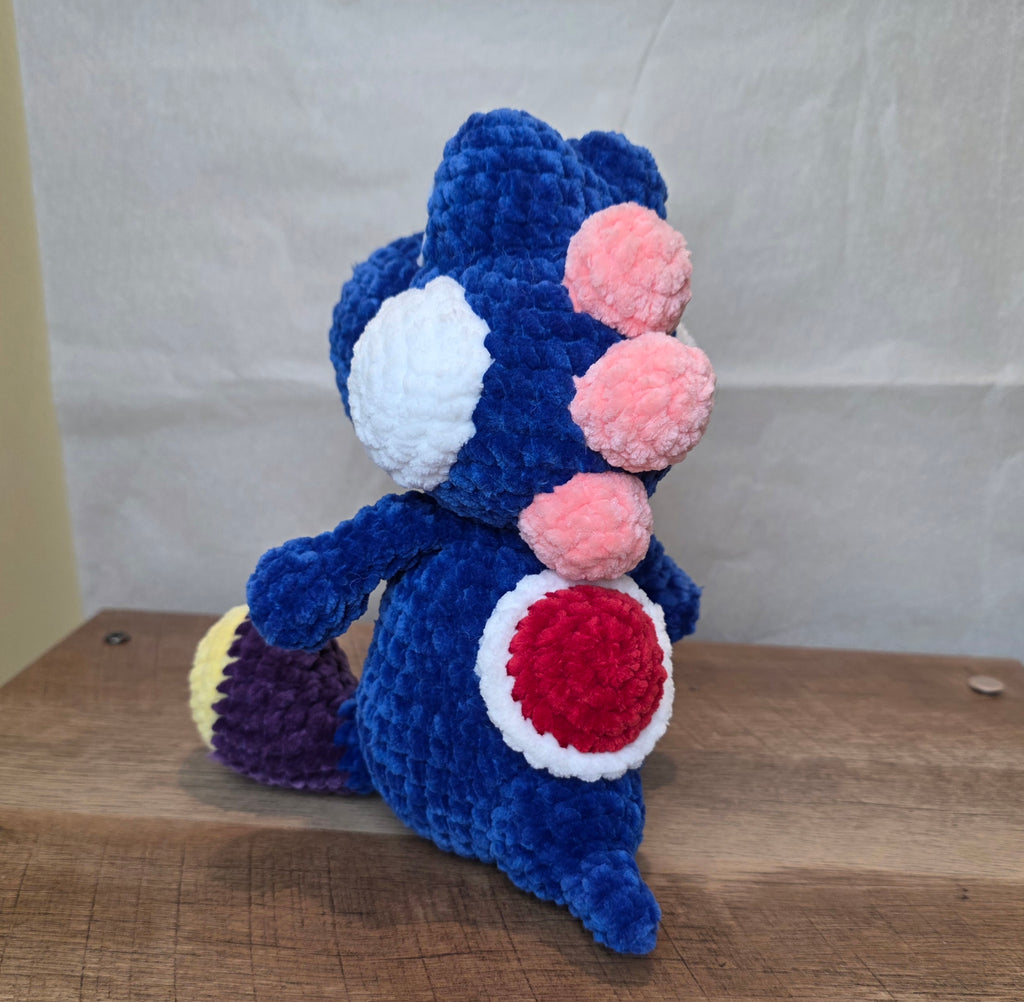 Crochet Blue Yoshi!