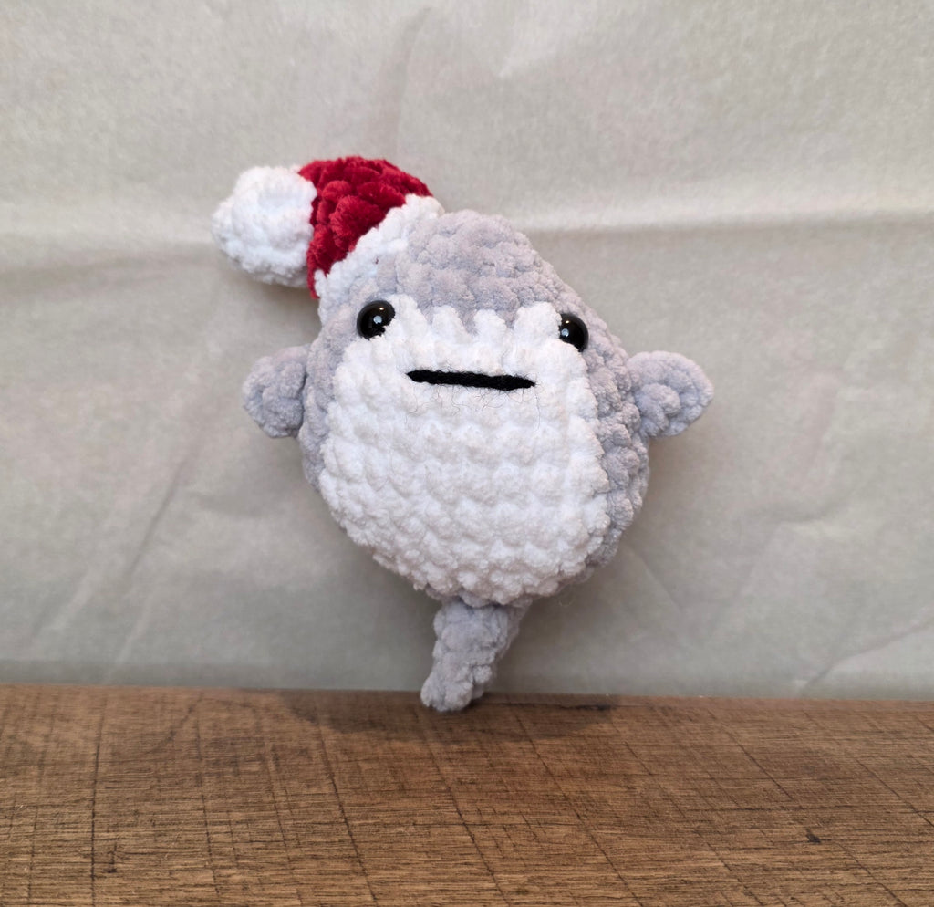 Crochet Christmas Shark!
