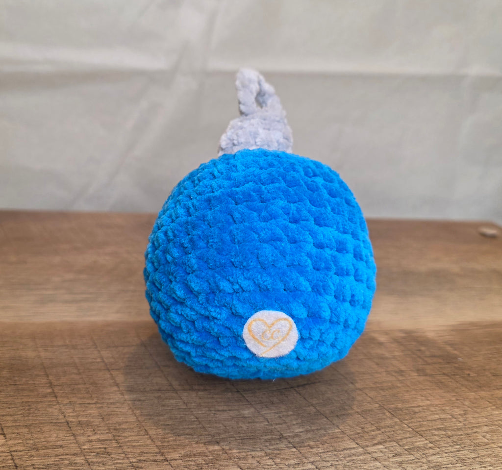 Crochet Blue Christmas Ornament!