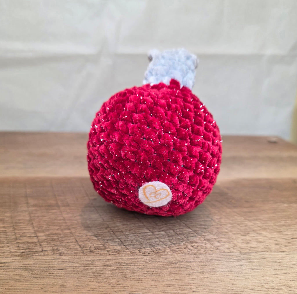 Crochet Red Christmas Ornament!
