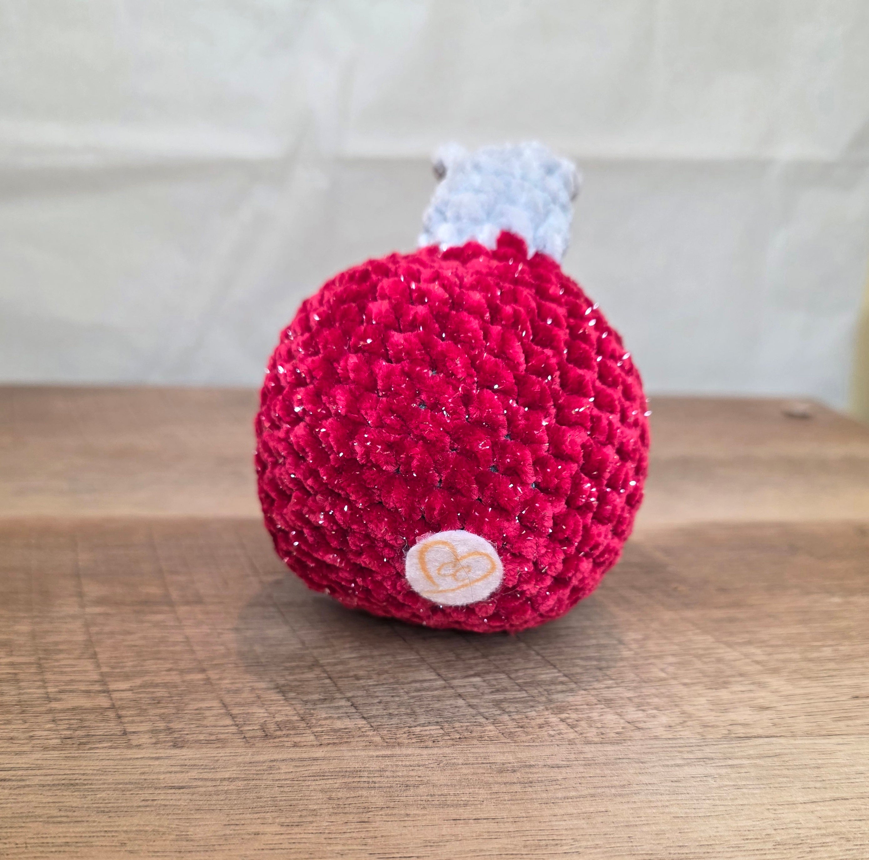 Crochet Red Christmas Ornament!
