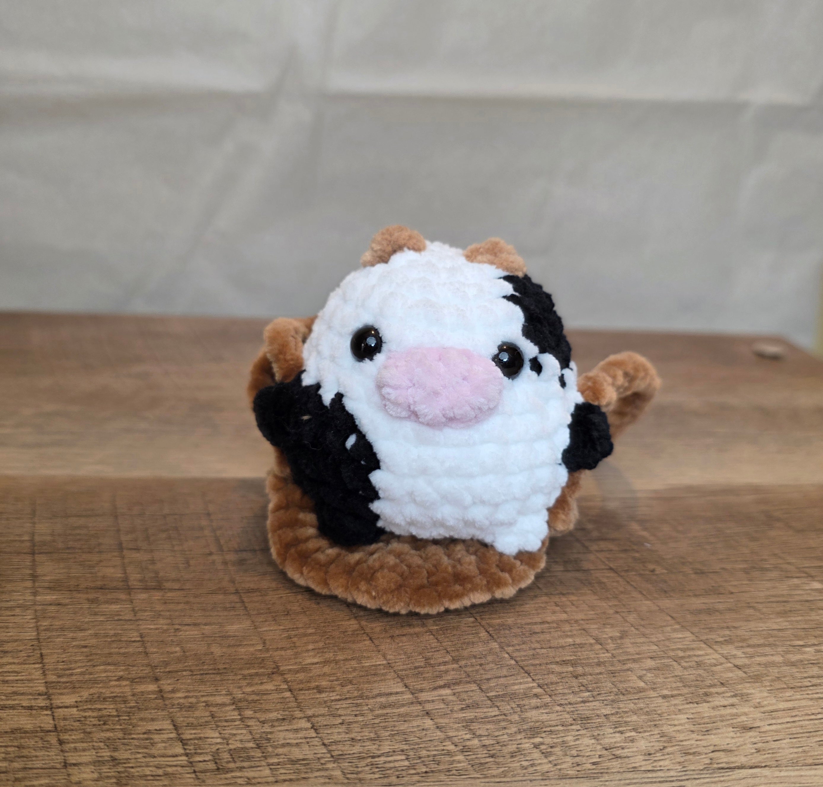 Crochet Swinging Cow!