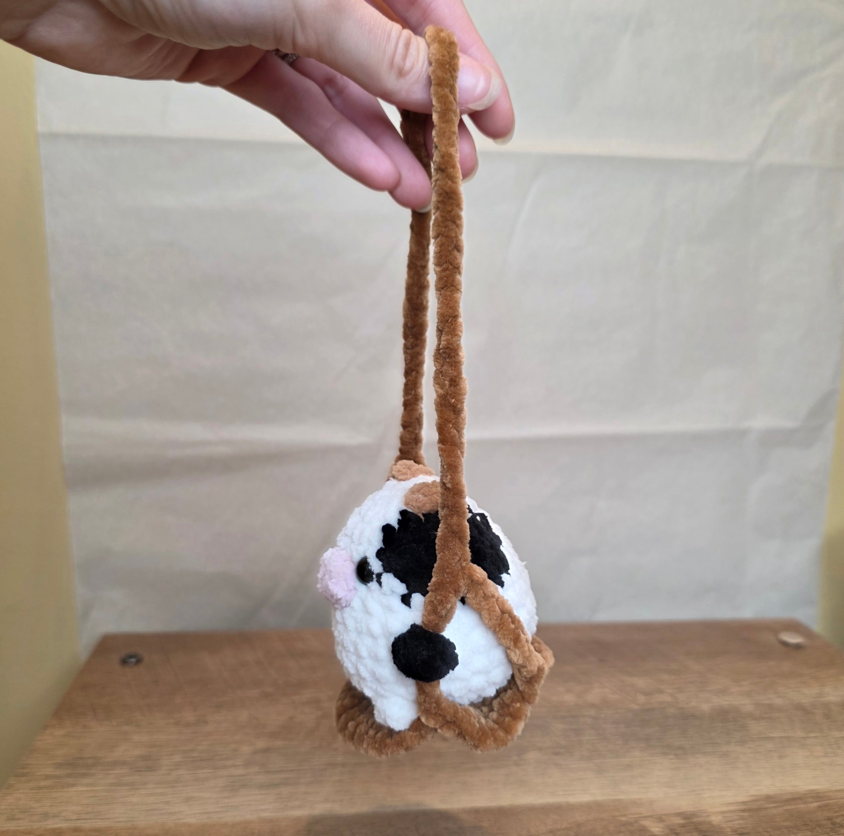 Crochet Swinging Cow!