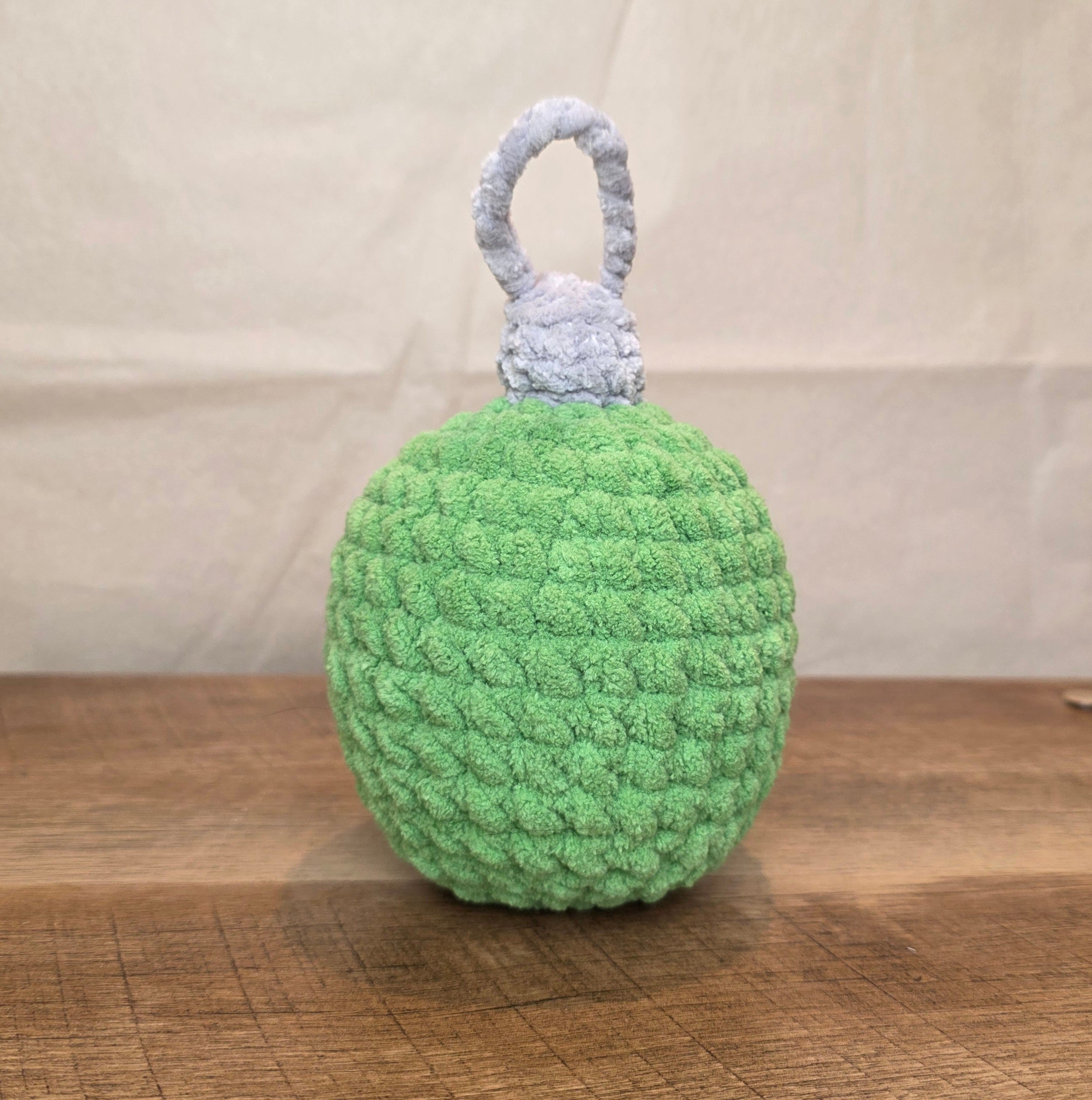 Crochet Green Christmas Ornament!