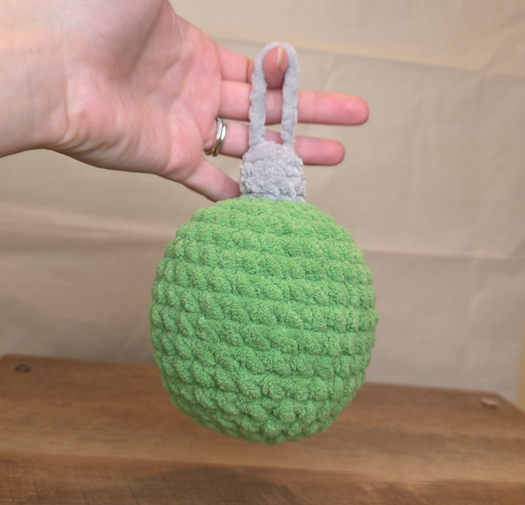 Crochet Green Christmas Ornament!
