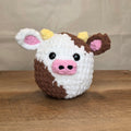 Crochet Brown Cow!